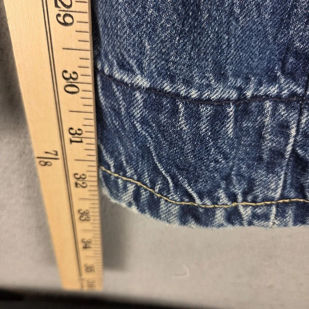 Vintage Levis Engineered Jeans Mens 30x32 Blue Twisted Buckle Back One Pocket